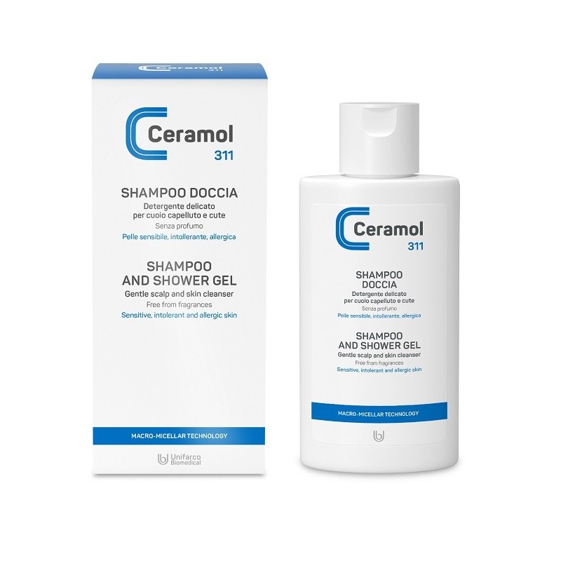 Ceramol shampoo doccia flacone 200 ml Ceramol shampoo doccia flacone 200 ml