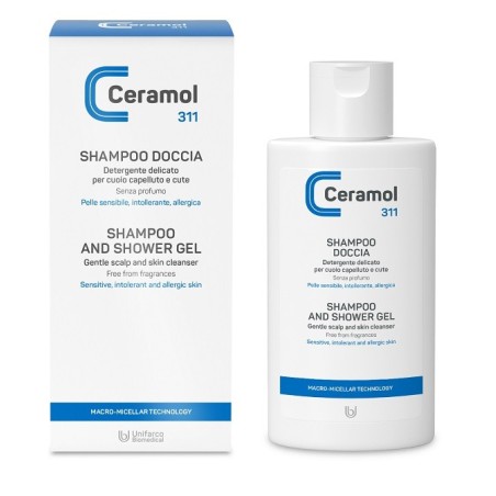 Ceramol shampoo doccia flacone 200 ml Ceramol shampoo doccia flacone 200 ml