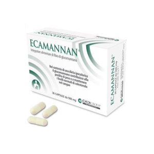 Ecamannan regolatore di colesterolo - 36 capsule