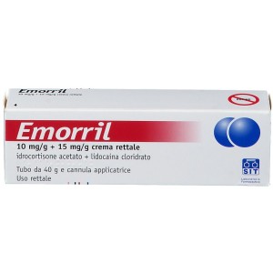 Sit Laboratorio Farmac. Emorril 10 Mg/g + 15 Mg/g Crema Rettale idrocortisone Acetato + Lidocaina Cloridrato