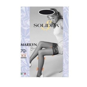 Solidea Marilyn 70 Sheer Calza Autoreggente Nero 4