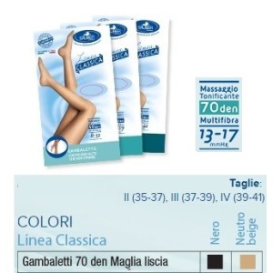 Desa Pharma Sauber Gambaletto 70 Maglia Liscia Neutro Beige 4 Linea Classica