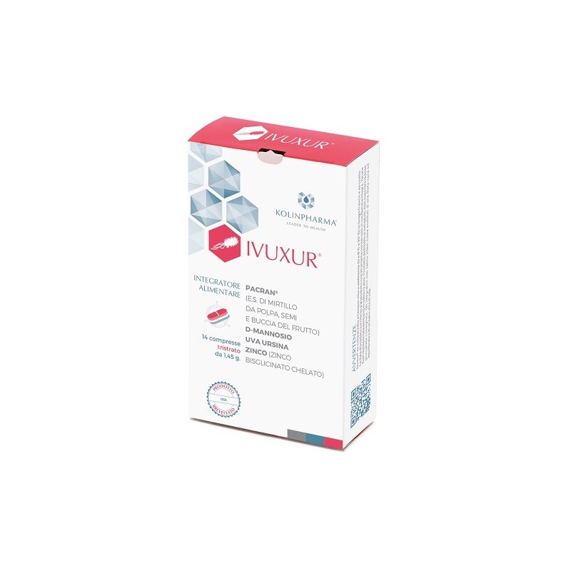 Kolinpharma Ivuxur Integratore Benessere Urinario - 14 Compresse