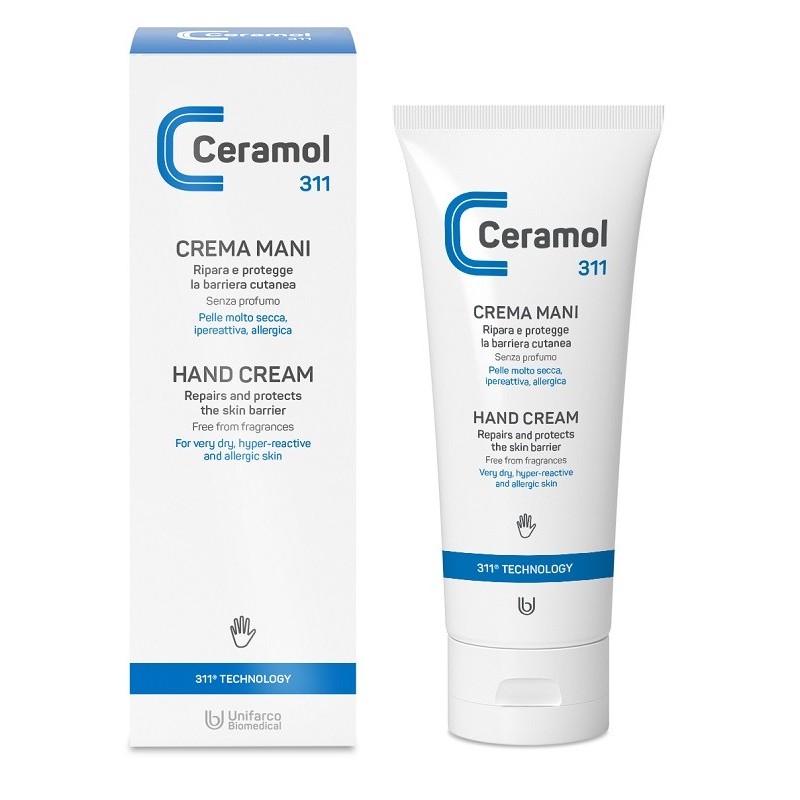 Unifarco Ceramol 311 Crema Mani 100 Ml
