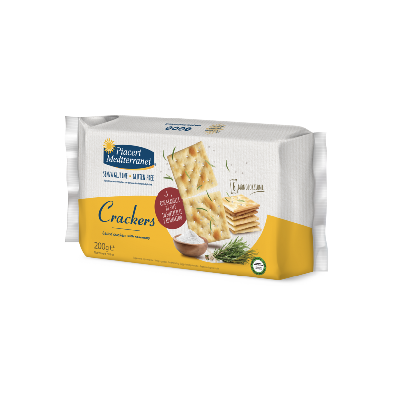 Eurospital Piaceri Mediterranei Crackers 200 G Eurospital Piaceri Mediterranei Crackers 200 G