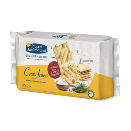 Eurospital Piaceri Mediterranei Crackers 200 G Eurospital Piaceri Mediterranei Crackers 200 G