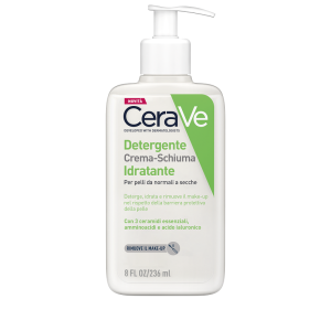 Cerave detergente crema-schiuma idratante 236 Ml