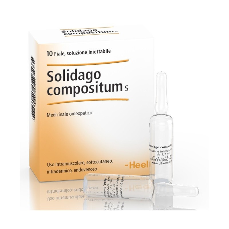 Guna Heel Solidago Compositum 10 Fiale Da 2,2 Ml L'una Guna Heel Solidago Compositum 10 Fiale Da 2,2 Ml L'una