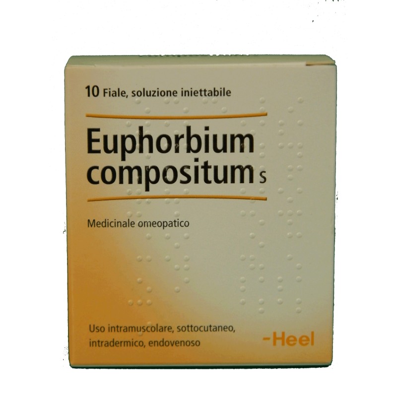 Guna Heel Euphorbium Compositum 10 Fiale Da 2,2 Ml L'una Guna Heel Euphorbium Compositum 10 Fiale Da 2,2 Ml L'una
