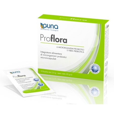 Guna Proflora Integratore di Probiotici - 10 Bustine