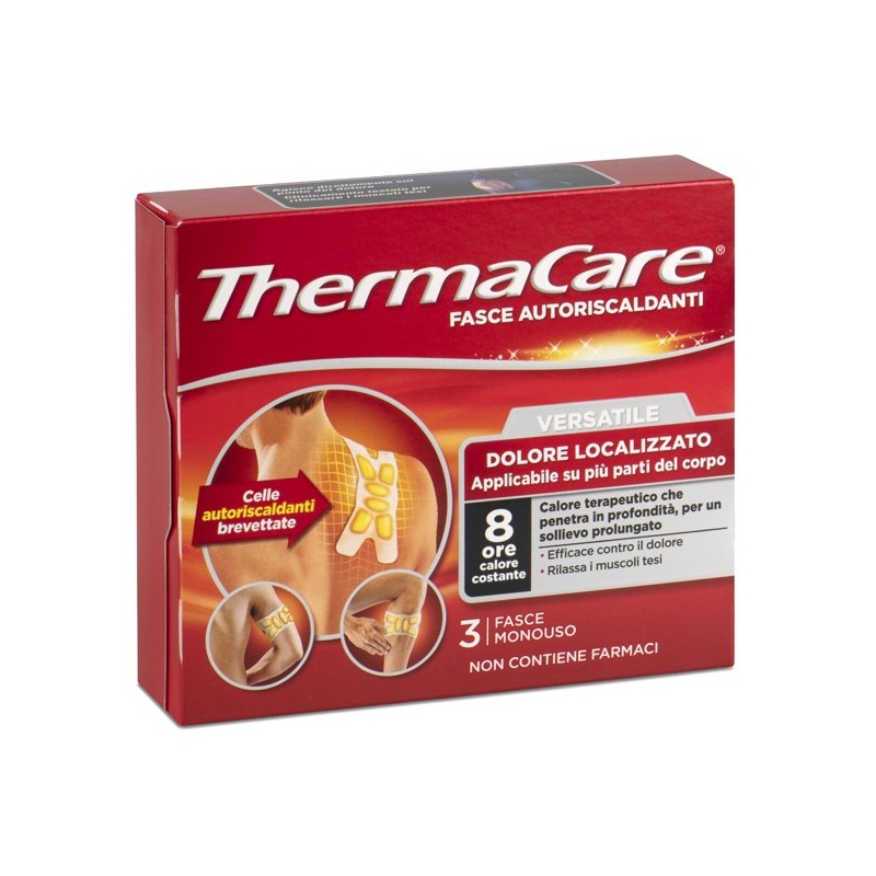Thermacare Fascia Autoriscaldante A Calore Terapeutico Versatile 3 Pezzi