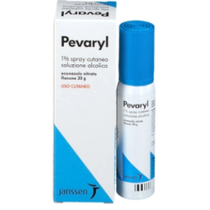Karo Pharma Pevaryl 1% Spray Cutaneo, Soluzione Alcolica Econazolo Nitrato
