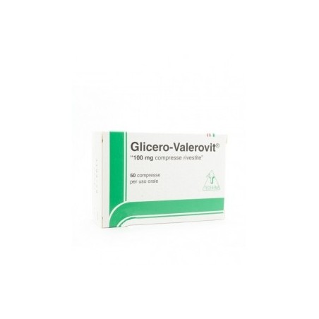 Teofarma Glicero-valerovit 40 Mg + 100 Mg 50 Compresse Rivestite