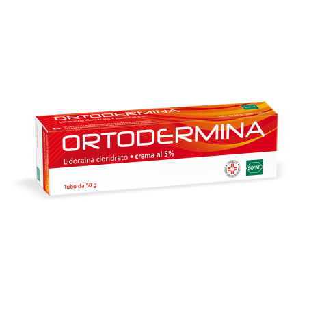 Ortodermina Crema 5%  Lidocaina Cloridrato 50 gr