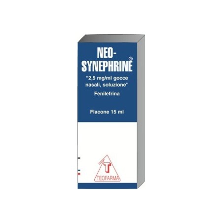 Teofarma Neo-synephrine 2,5 Mg/ml Gocce Nasali, Soluzione fenilefrina Cloridrato