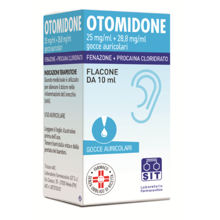 Sit Laboratorio Farmac. Otomidone 25 Mg/ml + 28,8 Mg/ml Gocce Auricolari Fenazone + Procaina Cloridrato