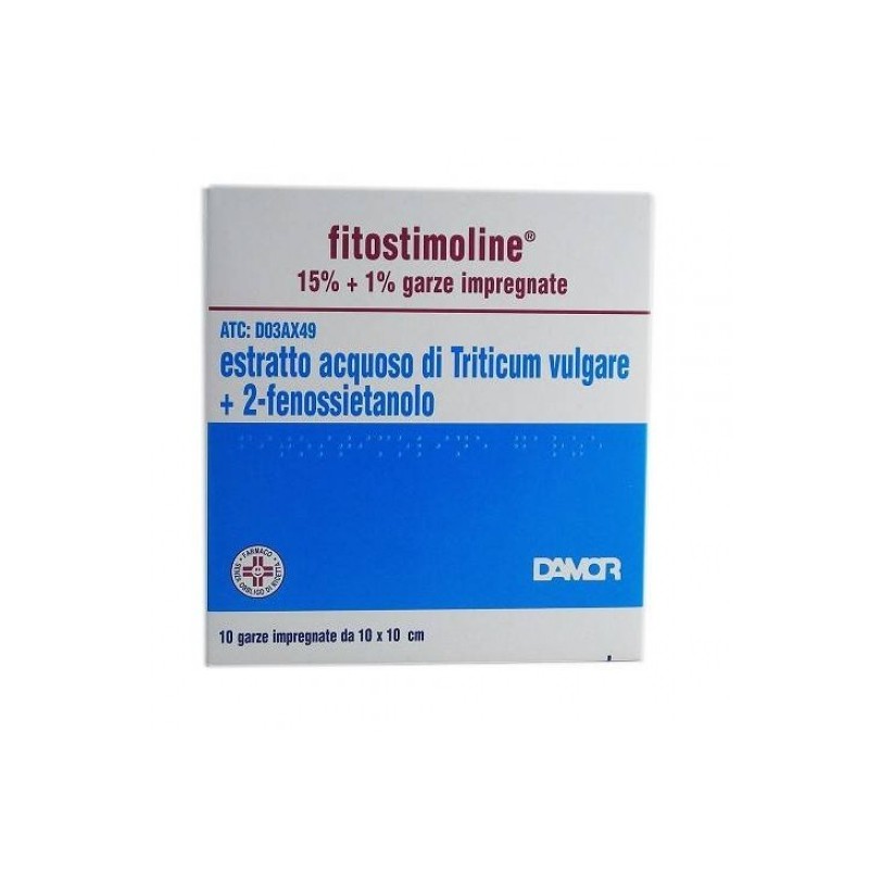 Fitostimoline 15% Garze Impregnate Cicatrizzanti - 10 garze