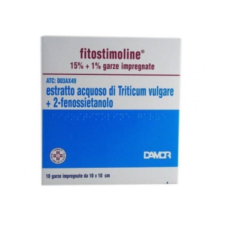 Fitostimoline 15% Garze Impregnate Cicatrizzanti - 10 garze