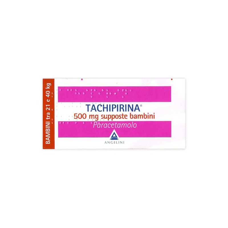 Tachipirina Bambini 500 Mg 10 Supposte Paracetamolo