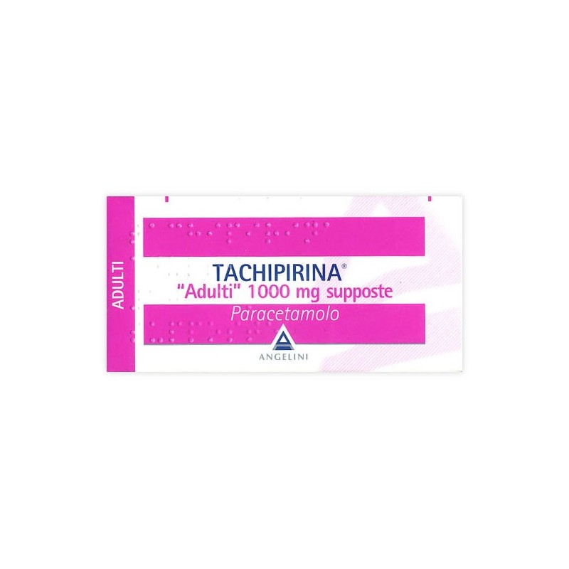 Tachipirina Adulti 1000 Mg 10 Supposte Paracetamolo