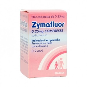 Zymafluor 0,25 Mg 200 Compresse profilassi delle carie