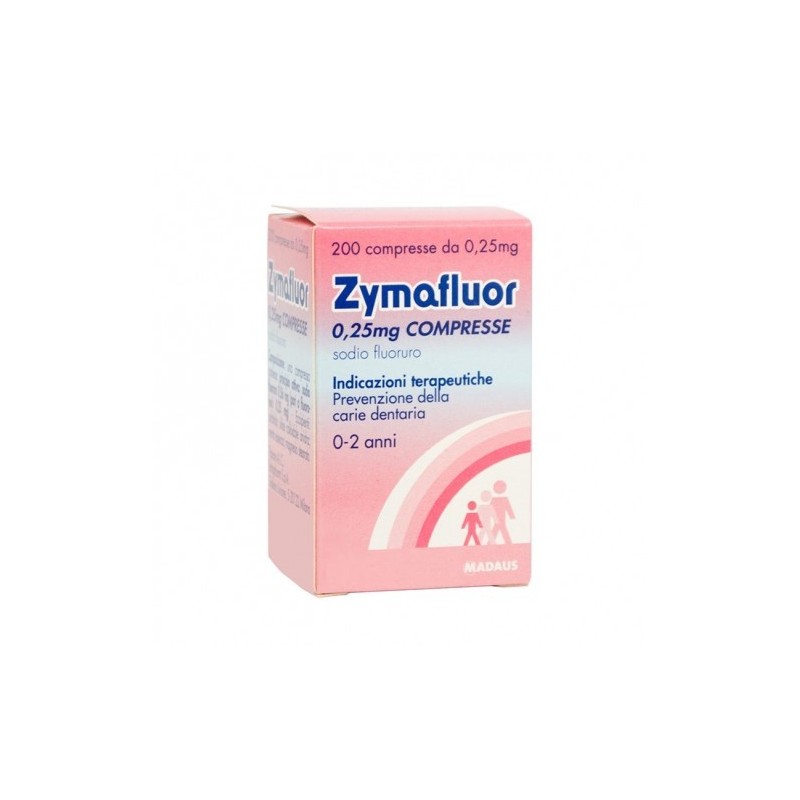 Zymafluor 0,25 Mg 200 Compresse profilassi delle carie