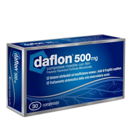 Daflon 500 Mg 30 Compresse Rivestite Con Film Frazione Flavonoica