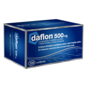 Daflon 500 Mg 120 Compresse Rivestite Frazione Flavonoica