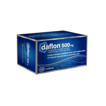 Daflon 500 Mg 120 Compresse Rivestite Frazione Flavonoica
