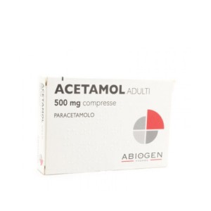 Abiogen Pharma Acetamol Adulti 500 Mg Compresse Paracetamolo