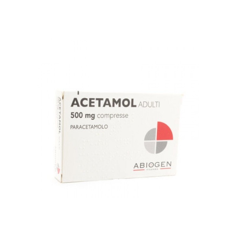 Abiogen Pharma Acetamol Adulti 500 Mg Compresse Paracetamolo