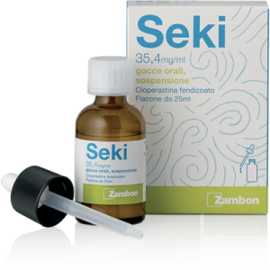 Seki 35,4mg/ml Gocce Orali sospensione da 25 ml sedativo della tosse