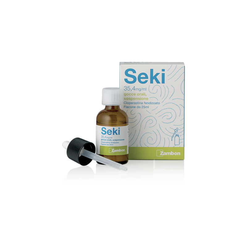 Seki 35,4mg/ml Gocce Orali sospensione da 25 ml sedativo della tosse