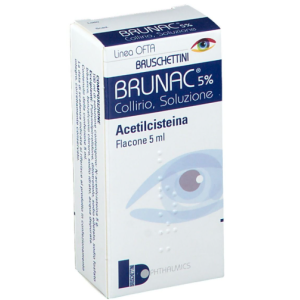 Bruschettini Brunac 5% Collirio, Soluzione Acetilcisteina