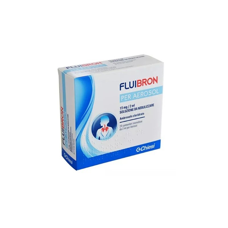 Chiesi Farmaceutici Fluibron 15 Mg/2 Ml Soluzione Da Nebulizzare Ambroxolo Cloridrato
