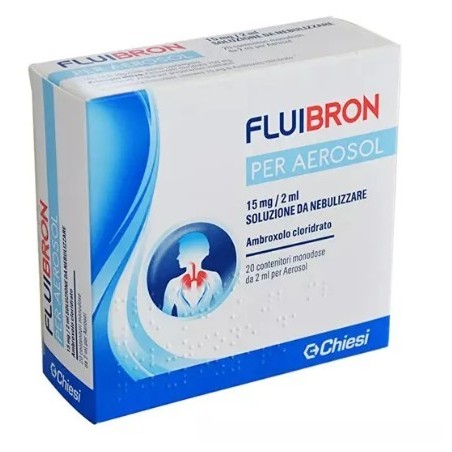 Chiesi Farmaceutici Fluibron 15 Mg/2 Ml Soluzione Da Nebulizzare Ambroxolo Cloridrato