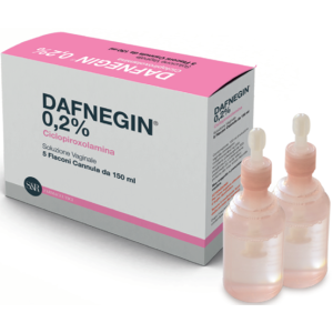 Dafnegin 0,2% Soluzione Vaginale Ciclopiroxolamina 5 flaconi con applicatore