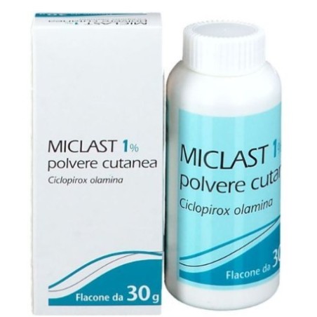 Miclast 1% Polvere Cutanea flacone 30 gr Miclast 1% Polvere Cutanea flacone 30 gr