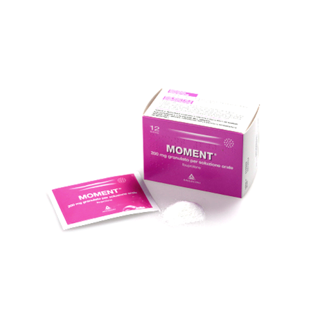 Angelini Pharma Moment 200 Mg 12 buste Granulato Per Soluzione Orale