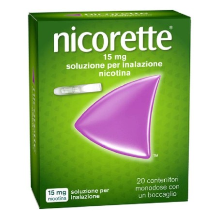 Nicorette Soluzione Per Inalazione 15 Mg Nicotina 20 flaconcini monodose