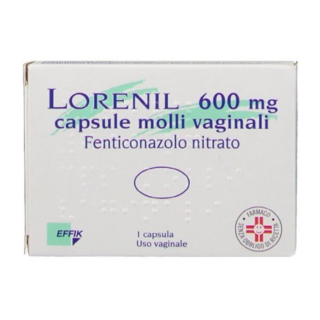 Lorenil 600 Mg 1 Capsula Molli Vaginali