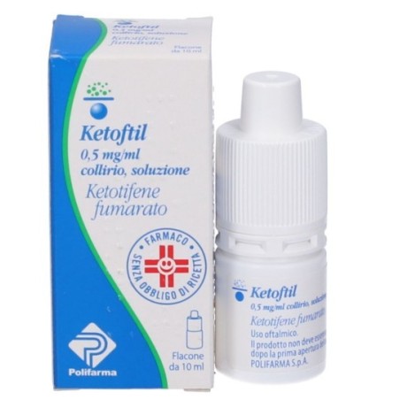 Ketoftil 0,5 Mg/ml Collirio flacone 10 ml
