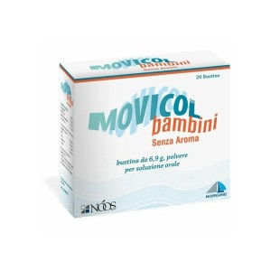 Norgine Italia Movicol Bambini 6,9 G, Polvere Per Soluzione Orale, Senza Aroma