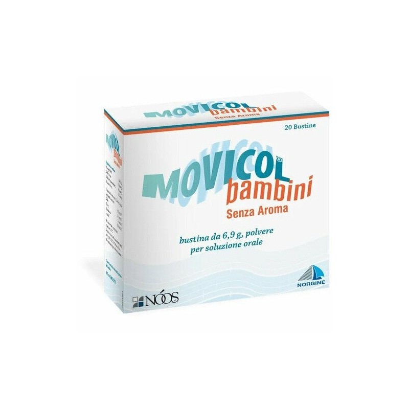 Norgine Italia Movicol Bambini 6,9 G, Polvere Per Soluzione Orale, Senza Aroma Norgine Italia Movicol Bambini 6,9 G, Polvere Per Soluzione Orale, Senza Aroma