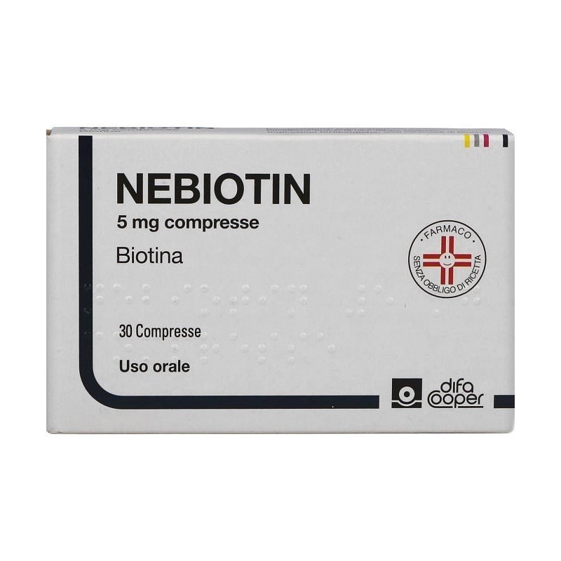 Difa Cooper Nebiotin 5 Mg Compresse Biotina