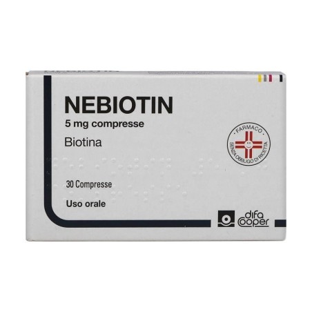 Difa Cooper Nebiotin 5 Mg Compresse Biotina