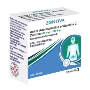 Zentiva Euspiflu 400 Mg + 240 Mg Compresse Effervescenti