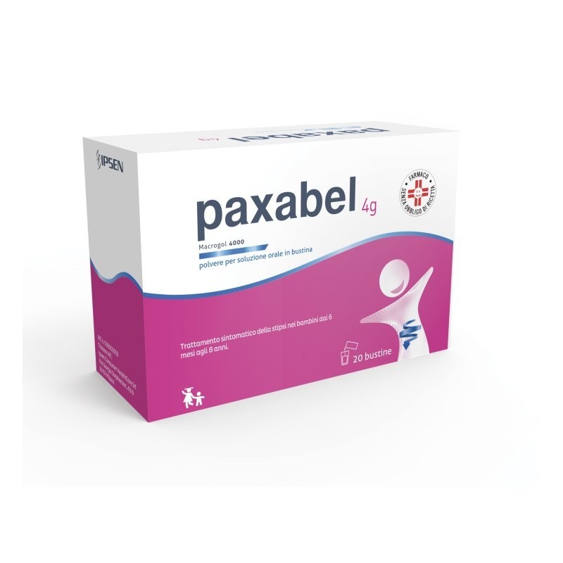 Ipsen Consumer Healthcare Paxabel 4 G, Polvere Per Soluzione Orale In Bustina Macrogol 4000