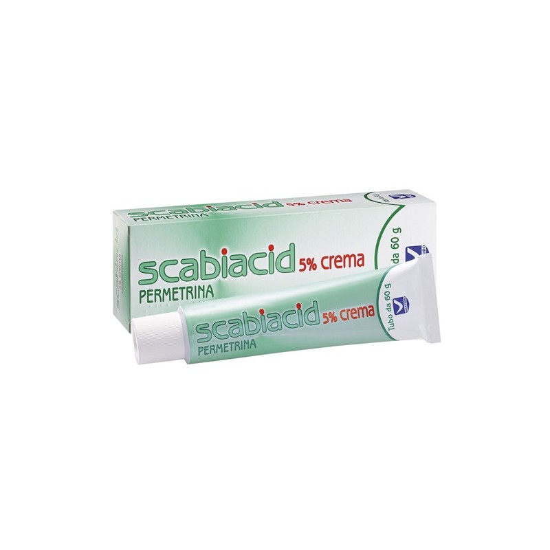 Scabiacid 5% Crema Permetrina per la scabbia 60 gr Scabiacid 5% Crema Permetrina per la scabbia 60 gr