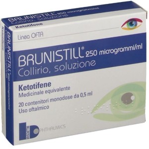 Bruschettini Brunistill 250 Microgrammi/ml Collirio, Soluzione Medicinale Equivalente